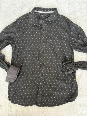 Paradise City Of CA Men’s L Anchor Just Button Down. Exc. Qual